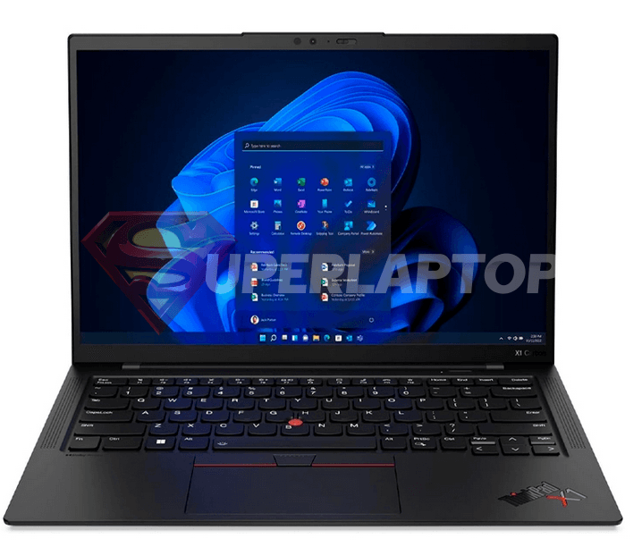 LAPTOP LENOVO THINKPAD X1 CARBON 11TH GEN INTEL CORE I7-1355U 32GB DDR5 ONBOARD 512GB SSD 14" WUXGA WIN11 PRO BLACK OPEN BOX (21HNS6MN00)