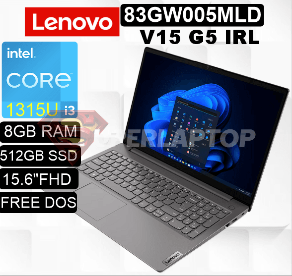 LAPTOP V15 G5 IRL INTEL CORE I3-1315U 8GB 512GB SSD 15.6" FHD FREEDOS (83GW005MLD)