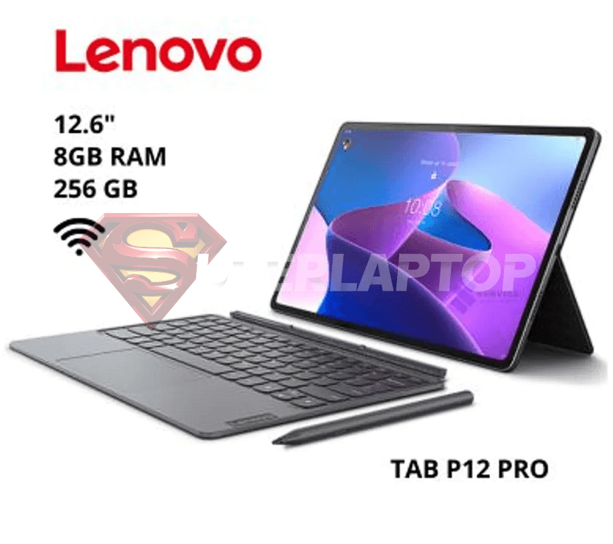 TABLET LENOVO TAB P12 PRO WITH KEYBOARD PACK AND PRECISION PEN 3 QUALCOMM SD870 8GB 256GB 12.6" 2K OLED 120HZ ANDROID 11 STORM GREY (TB-Q706F)