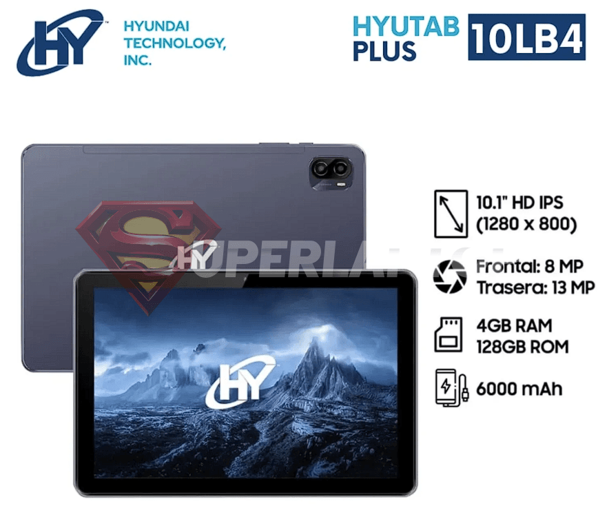 TABLET HYUNDAI HYTAB PLUS 10LB4 4GB 128GB LTE 10.1" HD (HT10LB4MSGNA01)