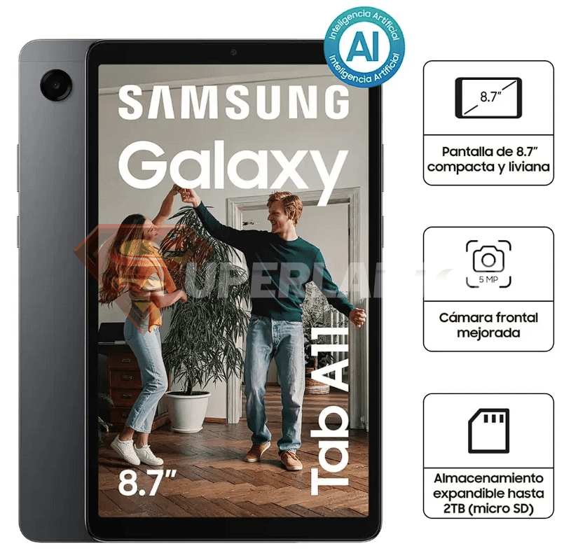 TABLET SAMSUNG GALAXY TAB A11 4GB 64GB WIFI 8.7" HD (SM-X133)