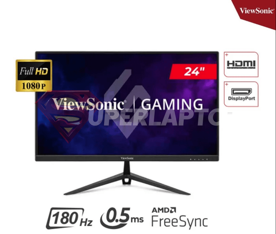 MONITOR GAMING VIEWSONIC VX2428 24" IPS 180HZ 23.8" FAST IPS 180HZ 0.5MS HDMI 1.4*2 DP 1.2*1 FREESYNC PREMIUM (VS19276)