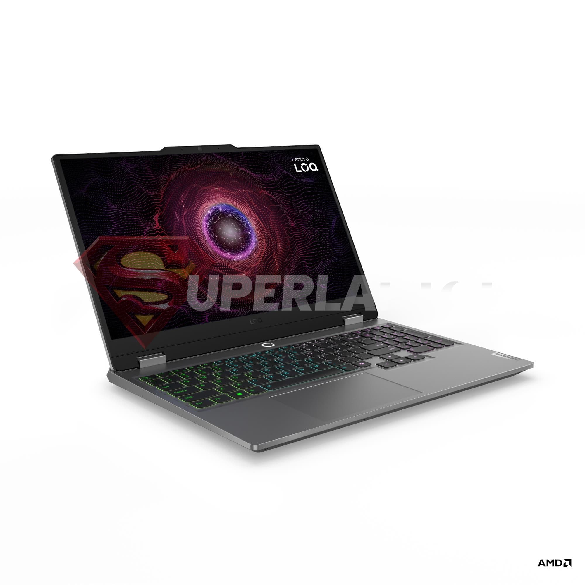LAPTOP LENOVO LOQ 15ARP9 AMD RYZEN 5-7235HS 16GB 512GB SSD RTX 4050 6GB 15.6" FHD 144HZ WIN11 HOME (83JC00LYUS)
