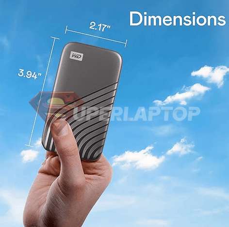 Western Digital 2TB My Passport SSD Unidad de estado sólido portátil externa, Gris 3