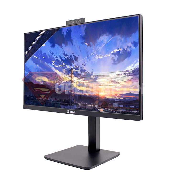 Monitor plano TEROS TE-2416CS, 23.8" QHD IPS, 100Hz, 1ms, HDMI, DP, Cámara, Micrófono 2