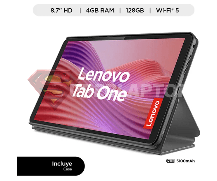 LENOVO TAB ONE MEDIATEK HELIO G85 / 4GB /128GB / 8.7" (ZAF00190PE)